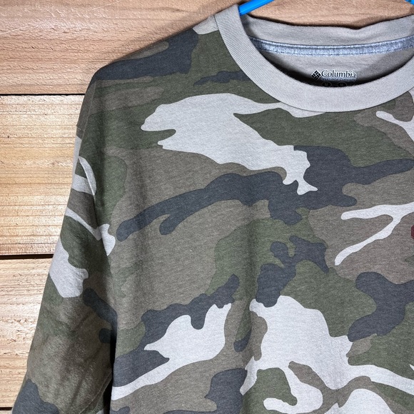 Columbia Camo Elements Graphic Long Sleeve, Mens M, performance hunting gear - Picture 9 of 13